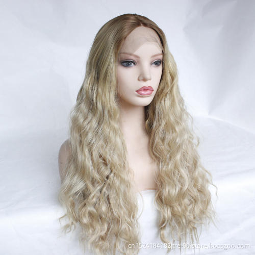 high temperature heat resistant fiber black and grey corn perm wig